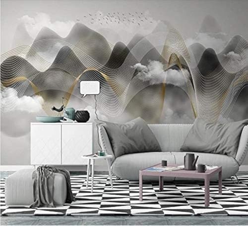 HongYouQi 3D Wandbild Kunst Schlafzimmer Einfache Berge Und Gipfel Landschaft Kreativ Wohnzimmer Sofa Tv Tapete-250Cm×170Cm HongYouQi 3D Wandbild Kunst Schlafzimmer Einfache Berge Und Gipfel Landschaft Kreativ Wohnzimmer Sofa Tv Tapete-250Cm×170Cm von HongYouQi