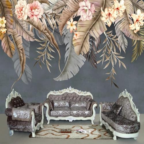 HongYouQi Frische Pflanzen Blätter 3D Zuhause Tapete Sofa Tv Schlafzimmer Wohnzimmer Hintergrund-250Cm×170Cm HongYouQi Frische Pflanzen Blätter 3D Zuhause Tapete Sofa Tv Schlafzimmer Wohnzimmer Hintergrund-250Cm×170Cm von HongYouQi