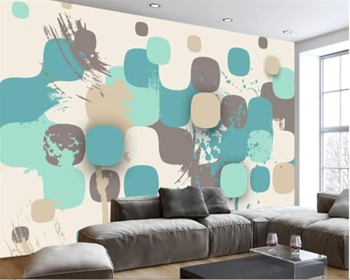 HongYouQi Geometrisch Minimalistisch Landschaft 3D Moderne Tapete Wohnkultur Kreativ Wohnzimmer Sofa Fernseher Hintergrund-250Cm×170Cm von HongYouQi