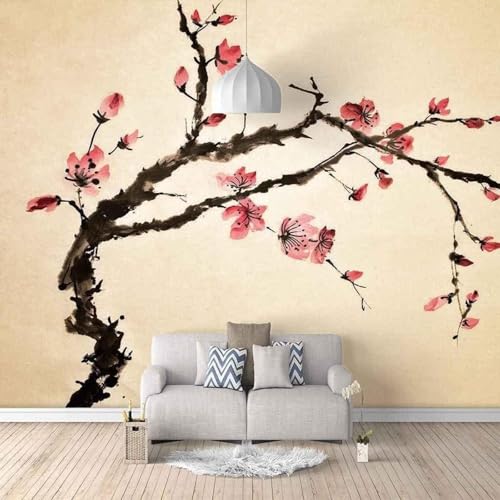 HongYouQi Rot Blumen Zweige 3D Zuhause Tapete Sofa Tv Schlafzimmer Wohnzimmer Hintergrund-300Cm×210Cm HongYouQi Rot Blumen Zweige 3D Zuhause Tapete Sofa Tv Schlafzimmer Wohnzimmer Hintergrund-300Cm×210Cm von HongYouQi