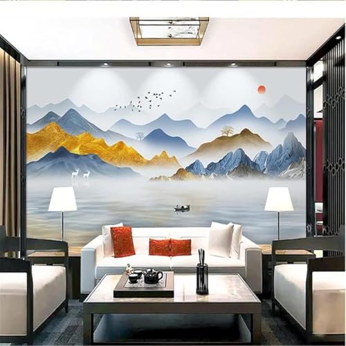 HongYouQi Tinte Berg Gipfel 3D Zuhause Tapete Sofa Tv Schlafzimmer Wohnzimmer Hintergrund-250Cm×170Cm HongYouQi Tinte Berg Gipfel 3D Zuhause Tapete Sofa Tv Schlafzimmer Wohnzimmer Hintergrund-250Cm×170Cm von HongYouQi