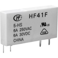 HF41F/005-ZST Printrelais 5 v/dc 6 a 1 Wechsler 1 St. - Hongfa HF41F/005-ZST Printrelais 5 v/dc 6 a 1 Wechsler 1 St. - Hongfa von Hongfa