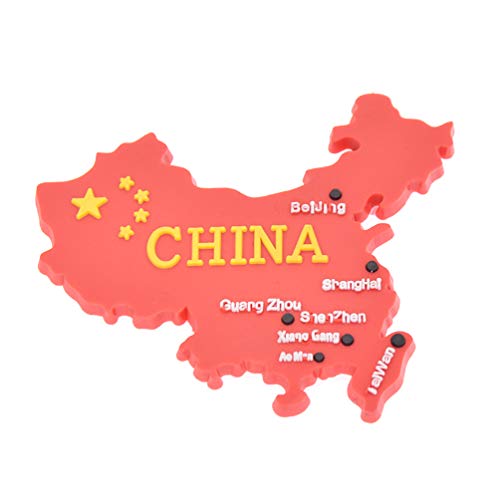 Hongma China Map Kühlschrankmagnet Pinnwand Whiteboard Dekor Vintage von Hongma