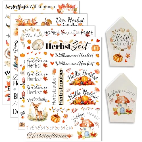 Hongma Rub On Sticker 19x14cm-Großformat Herbst Transfers 4PCS Sprüche für Raysin für Keraflott Möbel Glas Holz DIY Deko Rub On Folie Rubons Aufkleber Hongma Rub On Sticker 19x14cm-Großformat Herbst Transfers 4PCS Sprüche für Raysin für Keraflott Möbel Glas Holz DIY Deko Rub On Folie Rubons Aufkleber von Hongma