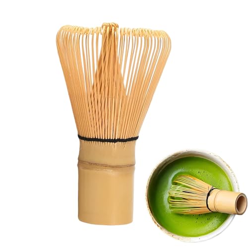 1 PCS Special Leaves Matcha Besen, Ulable Bambus-Teebesen,80 Zinken Matcha-Besen aus Bambus,Matchabesen,Matcha Whisk, Chasen,Bambusbesen Matcha,für Ihr Matcha Set, Nachhaltig und Handgefertigt 1 PCS Special Leaves Matcha Besen, Ulable Bambus-Teebesen,80 Zinken Matcha-Besen aus Bambus,Matchabesen,Matcha Whisk, Chasen,Bambusbesen Matcha,für Ihr Matcha Set, Nachhaltig und Handgefertigt von Hongoen