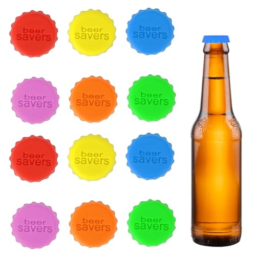 12 Stücke Flaschenverschluss Bierflaschen Deckel,Bottle Stopper,Kronkorken Verschluss Silikondeckel,Wiederverwendbare Silikon Kronkorken,Flaschenverschluss Silikon,6 Farben,für Bier, Glasflaschen 12 Stücke Flaschenverschluss Bierflaschen Deckel,Bottle Stopper,Kronkorken Verschluss Silikondeckel,Wiederverwendbare Silikon Kronkorken,Flaschenverschluss Silikon,6 Farben,für Bier, Glasflaschen von Hongoen