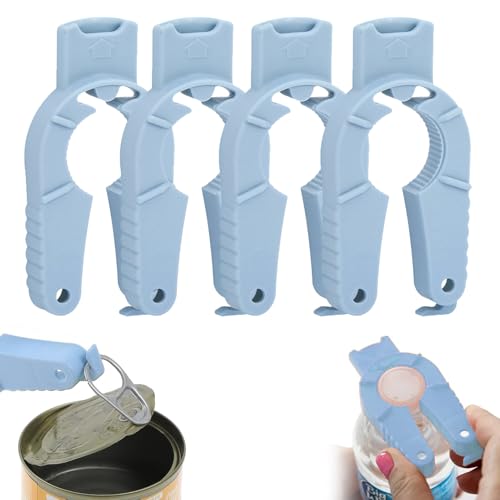 4 Stück Multifunktionaler Flaschenöffner, 3-in-1 Flaschenöffner,Multifunktionaler Deckelöffner Plastikflaschenöffner Flaschenöffne,Flaschenöffner für Senioren Handschwäche Arthritis 4 Stück Multifunktionaler Flaschenöffner, 3-in-1 Flaschenöffner,Multifunktionaler Deckelöffner Plastikflaschenöffner Flaschenöffne,Flaschenöffner für Senioren Handschwäche Arthritis von Hongoen