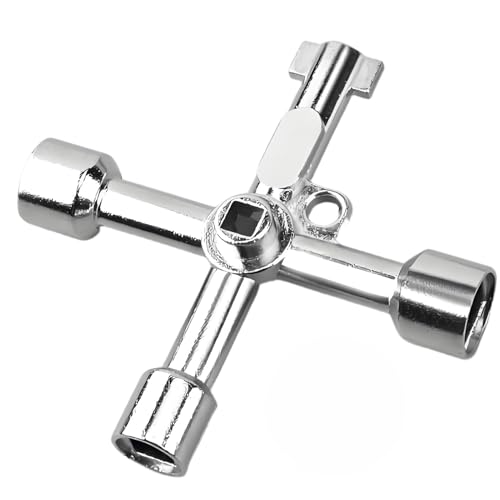 4 Wege Multifunktionsschlüssel,4 Wege Multifunktionale Utilities Schlüssel, Vierkantschlüssel,Schaltschrankschlüssel,Vierkantschlüssel Wasserhahn,4 kant schlüssel für Elektrische Wasser Gas Meter Box 4 Wege Multifunktionsschlüssel,4 Wege Multifunktionale Utilities Schlüssel, Vierkantschlüssel,Schaltschrankschlüssel,Vierkantschlüssel Wasserhahn,4 kant schlüssel für Elektrische Wasser Gas Meter Box von Hongoen