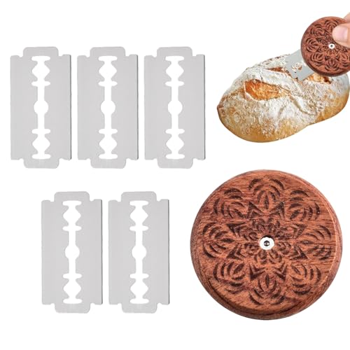 Bäckermesser,Brot Schneide Werkzeug,Bäckermesser Brot mit 5 Rasierklinge,Brot Schneide Werkzeug,Teig Rasiermesser,Brot Lahm Scoring Tool,Teig Scoring Hieb Teigmesser für DIY Brotteig Muster Bäckermesser,Brot Schneide Werkzeug,Bäckermesser Brot mit 5 Rasierklinge,Brot Schneide Werkzeug,Teig Rasiermesser,Brot Lahm Scoring Tool,Teig Scoring Hieb Teigmesser für DIY Brotteig Muster von Hongoen