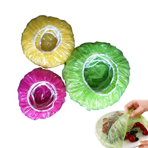 Elastische Frischhaltebeutel,60 Stück Frischhaltefolie Mit Gummizug,Abdeckhauben für Lebensmittel,Lebensmittel Abdeckung Wiederverwendbare,Bunte Frischhaltefolie für Lebensmittel,Gemüse Frischschutz Elastische Frischhaltebeutel,60 Stück Frischhaltefolie Mit Gummizug,Abdeckhauben für Lebensmittel,Lebensmittel Abdeckung Wiederverwendbare,Bunte Frischhaltefolie für Lebensmittel,Gemüse Frischschutz von Hongoen