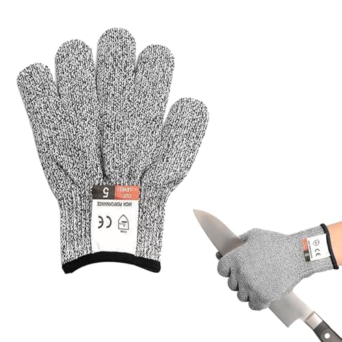 Hongoen 1 Pcs Level 5 Schnittschutzhandschuhe,Schnittfeste Handschuhe,Lebensmittelecht,Schnittschutzhandschuhe Küche,Kettenhandschuh Küche,Schnitzhandschuhe für Kinder,Zum Schneiden von Fleisch Hongoen 1 Pcs Level 5 Schnittschutzhandschuhe,Schnittfeste Handschuhe,Lebensmittelecht,Schnittschutzhandschuhe Küche,Kettenhandschuh Küche,Schnitzhandschuhe für Kinder,Zum Schneiden von Fleisch von Hongoen