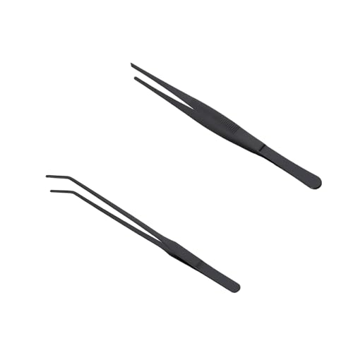 Hongoen 2 PCS Aquarium Pinzette Set, Gerade und Gebogen,Pinzette Lang,Lange Pinzette,Pinzette Aquarium,Reptilien Futterpinzette,Edelstahl Schützende Finger Pinzette für Reptilien, Wasserpflanze Hongoen 2 PCS Aquarium Pinzette Set, Gerade und Gebogen,Pinzette Lang,Lange Pinzette,Pinzette Aquarium,Reptilien Futterpinzette,Edelstahl Schützende Finger Pinzette für Reptilien, Wasserpflanze von Hongoen