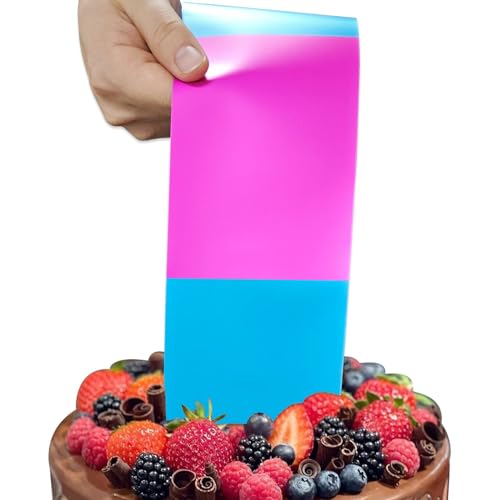 Gender Reveal Cake Pull Out Kit, Boy or Girl Cake Pulling Box Kit Included 1 Box 1 Pink Blue Strip 1 Clip He or She Cake Reveal Box for Gender Reveal Party Supplies Cake Decorations von Hongpar