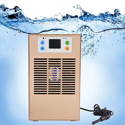 Aquarium Warmwasserbereiter Chiller, 70W / 100W Aquarium Wasserkühlmaschine mit kleinen Ventilatoren, Aquarium Kühlmaschine Wasser Kühler Aquarium Kühler für Aquarium 35L, Aquakultur verwendet(70W) von Hongzer