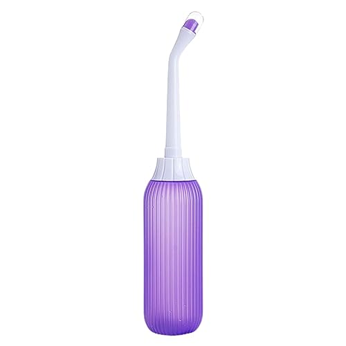 Honhoha Camping-Bidetflasche - 500 ml tragbares Bidet für Reisen, Waschflasche nach der Geburt,Tragbares Bidet mit Aufbewahrungstasche für Reisen, Quetschgebrauch, persönliche Hygiene, feminines von Honhoha