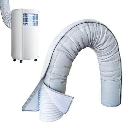 Klimaanlagen Schlauchabdeckung | Isolierung Und Schutz Für Abluftschläuche,Flexible isolierte Staubschutzabdeckung passt für Durchmesser 15 cm und 12.7 cm Klimaanlagen Schlauchabdeckung | Isolierung Und Schutz Für Abluftschläuche,Flexible isolierte Staubschutzabdeckung passt für Durchmesser 15 cm und 12.7 cm von Honhoha