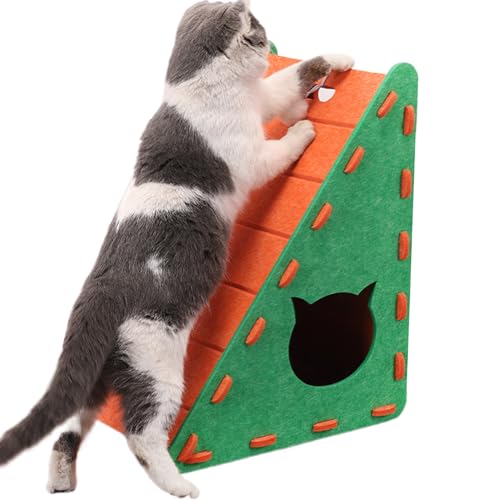 Kratzbrett für Katzen - Großes Vertikales Filz Kratzbrett Für Katzen,Schutz für Möbel Haustierzubehör für Zuhause Bewegung Spielen Ruhe Verhaltenskorrektur Training Innenbereich von Honhoha