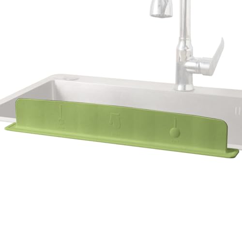 Spritzschutz Für Küchenspüle - Silicone Spritzschutz Für Küchenspüle,Wasserdicht Bad Zubehör Theke Barriere für Wanne Waschbecken von Honhoha