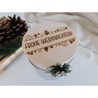 Geschenkset Weihnachten Vorratsglas, Frohe Mitbringsel, Plätzchen-Dose Weichnachten Geschenkset Weihnachten Vorratsglas, Frohe Mitbringsel, Plätzchen-Dose Weichnachten von Honignaht