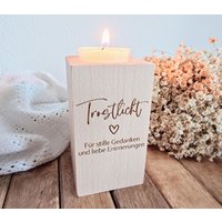 Trostlicht Holz Teelichthalter Aus Buche - Trauergeschenk, Erinnerungskerze, Andenken, Beileid Geschenk, Gedenklicht Beerdigung Trostlicht Holz Teelichthalter Aus Buche - Trauergeschenk, Erinnerungskerze, Andenken, Beileid Geschenk, Gedenklicht Beerdigung von Honignaht
