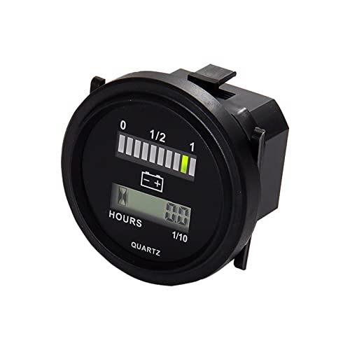 HonorMeet 12V/24V 36V 48V/72V Golf Cart Battery Meter, Blei-Säure-Batterie-Level-Indikator, Ladeerinnerung, rücksetzbare Stundenzähler für Golf Cart Club Car Gabelstapler Go-Kart Wohnmobil Go-Kart. HonorMeet 12V/24V 36V 48V/72V Golf Cart Battery Meter, Blei-Säure-Batterie-Level-Indikator, Ladeerinnerung, rücksetzbare Stundenzähler für Golf Cart Club Car Gabelstapler Go-Kart Wohnmobil Go-Kart. von HonorMeet