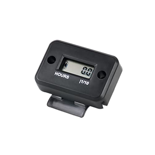 HonorMeet Digital Kettensäge Stundenzähler,LCD Induktive Stunden Zähler für Rasenmäher mit Montagehalterung,arbeitet an Gasmotor angetrieben Garten Traktor Luftkompressor Generator Motorradboot ATV. HonorMeet Digital Kettensäge Stundenzähler,LCD Induktive Stunden Zähler für Rasenmäher mit Montagehalterung,arbeitet an Gasmotor angetrieben Garten Traktor Luftkompressor Generator Motorradboot ATV. von HonorMeet