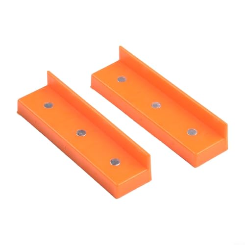 2 Stück 1,2 cm große Backen-Gummi-Magnet-Pad für Metallschraubstock Bank Werkzeugmaschinen Upgrade Schraubstock mit magnetischem weichem Pad Backengummi (10,2 cm) von Honseadek