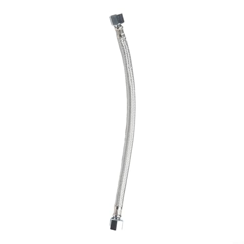 400 mm Luftkompressor Ansaugrohr mit Sechskantmutter Rückschlagventil Edelstahlschlauch kompatibel mit Ölkompressoren Innengewinde 14/16/19 mm Ersatzteil (M19) von Honseadek