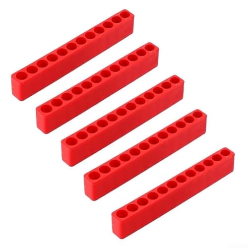5 Stück Bit-Aufbewahrungshalter mit 12 Löchern, kompatibel mit 1/4 Zoll 14 Sechskantschaft Schraubendreher-Bits Kunststoff Organizer Tablett für Werkstatt 5 Stück Bit-Aufbewahrungshalter mit 12 Löchern, kompatibel mit 1/4 Zoll 14 Sechskantschaft Schraubendreher-Bits Kunststoff Organizer Tablett für Werkstatt von Honseadek