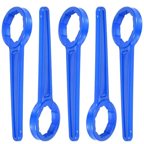 5-teiliges Trommeldeckelschlüssel-Set für 20 l 30 l Eimer, effizientes Werkzeug für Anwendungen zu Hause und am Arbeitsplatz (blau) von Honseadek
