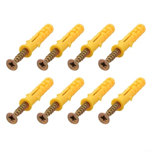 50 Stück Wandanker und Schrauben-Kollektion für effiziente Trockenbau-Montageaufgaben (M8 x 40) von Honseadek