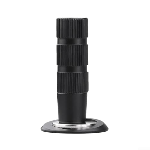 Boden-Vakuum-Türstopper für Schlafzimmer und Badezimmer mit zuverlässigem Design (schwarz) von Honseadek