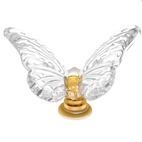 Charming Butterfly Dresser Knobs Decorative Hardware For Cabinets And Furniture Upgrades (White) von Honseadek
