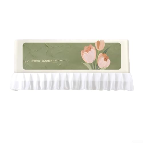 Chiffon-Spitzen-Klimaanlagenabdeckung, staub- und atmungsaktiver Luftstrom, geeignet für verschiedene Modelle, schnell und (82 x 30 x 20 cm) von Honseadek