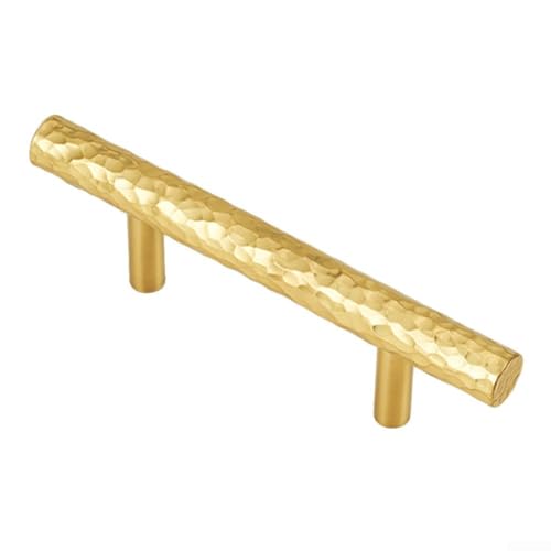 Dekorative Messing gehämmerte Möbelgriffe lange T-Griffe für Kleiderschrank und Schublade (B) von Honseadek