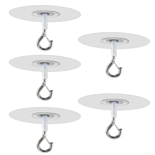 Einfache Deckenhaken ohne Loch zum Aufhängen von Windspielen, Lichtern und Dekorschäden für Mieter Einfache Deckenhaken ohne Loch zum Aufhängen von Windspielen, Lichtern und Dekorschäden für Mieter von Honseadek