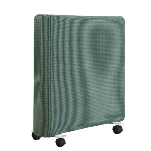 Elastischer Stoff Heizkörper-Staubschutz, schützendes Polyester-Material hält Staub ab, eng anliegende Passform mit eingebauter elastischer Schnur für verschiedene Heizungsgrößen (grün L) von Honseadek