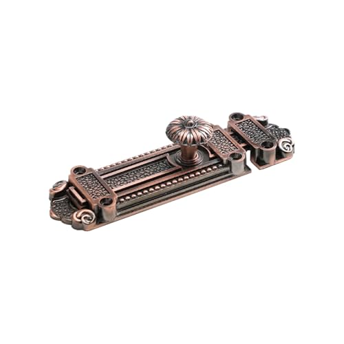 Eleganter Türriegel im Vintage-Stil aus Zinklegierung zum Schutz Ihres Hauses und Ihrer Sachen (rot antik) von Honseadek
