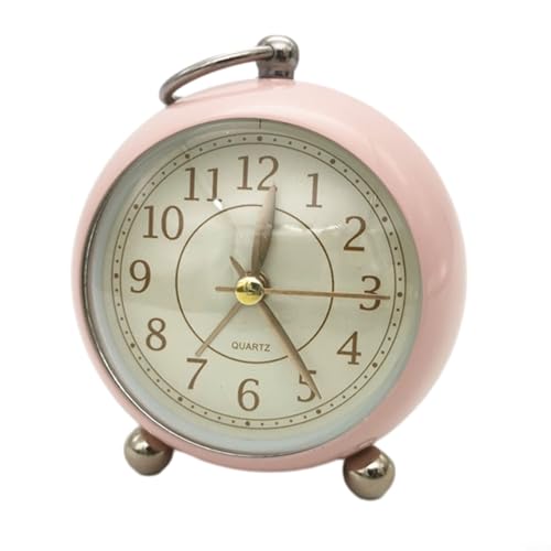 Eleganter Vintage-Wecker mit Nachtlicht-Option Ergänzung für Schlafzimmer oder Wohnzimmer (B) von Honseadek
