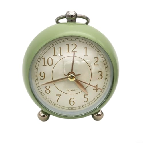 Eleganter Vintage-Wecker mit Nachtlicht-Option Ergänzung für Schlafzimmer oder Wohnzimmer (C) von Honseadek