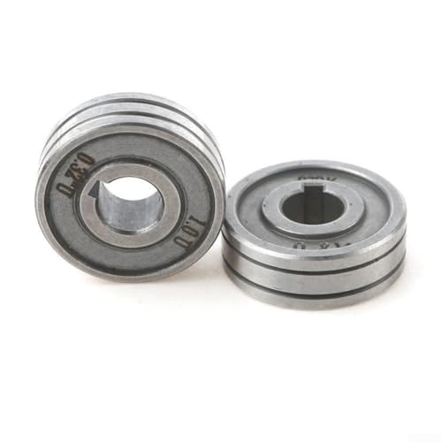 Ersatz-Drahtzuführungsrolle für MIG-Schweißgerät Drahtzufuhrrolle 0 6/0 8/1 0 mm mit Doppelnut für mehrere Drahttypen (U0.8-1.0) von Honseadek