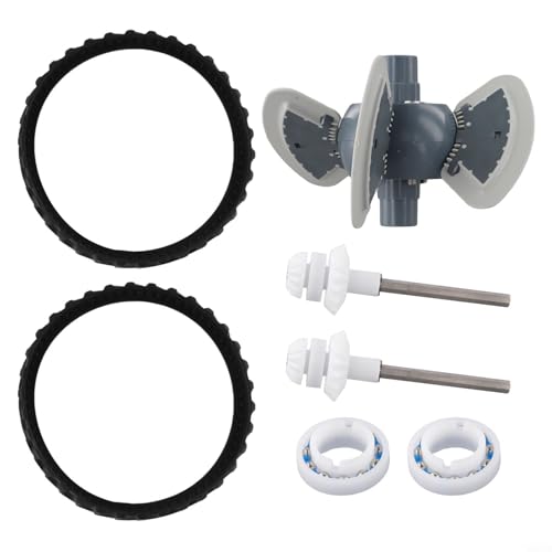 Ersatz Tune Up Kit für Zodiac für Baracuda MX8 und MX6 Roboter Poolreiniger inkl. Motor R0524900, Schienen R0526100, Antriebswellen R0525100, Lager R0527000 für Wartung von Honseadek