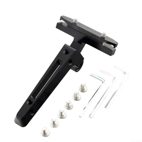 Fahrradsattel-Wasserflaschenhalter-Adapterhalterung mit verstellbarem Winkel, Aluminium-Legierung, unterstützt zwei Flaschenhalter von Honseadek