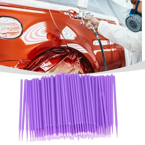 Farbapplikator-Pinsel-Set, 100 Einweg-Pinsel, entworfen für Automobil-Detailing und Handwerk (lila) von Honseadek