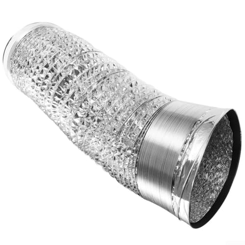 Feuerfeste Aluminiumfolienführung mit flexiblem Design, für die Navigation von Hindernissen in der Belüftung (25,4 cm 1 Meter Rohr) von Honseadek