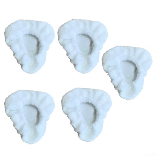 Für Dupray Awasky Dampfreiniger, kleine Dreieckshauben, 5/10 Stück, wiederverwendbare Mikrofaser-Pads, maschinenwaschbar, entworfen für effektive Reinigung (5 Stück) von Honseadek