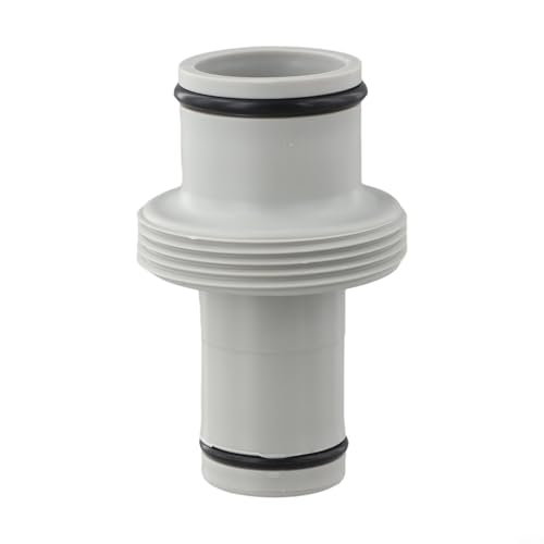 Für Intex Poolschlauch-Adapter-Anschluss 1 5 Zoll auf 1 25 Zoll gerader Stil, kompatibel mit geteiltem Schlauchkolbenventil für effizienten Wasserfluss und sicheren Sitz von Honseadek