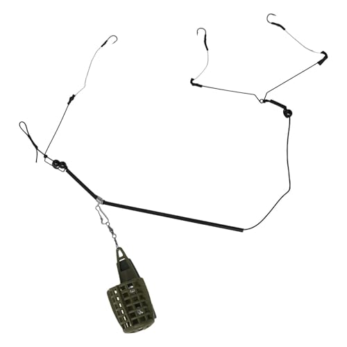 Futterkorb zum Angeln mit Köderkäfig und Senker, perfektes Angelgerät für Karpfenangler (70 g) von Honseadek