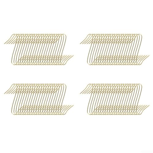 Haken-Set, 100 Optionen zum Aufhängen Ihrer Lieblings-Urlaubsdekorationen (Gold) von Honseadek