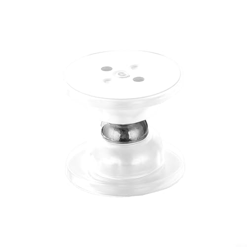 Hochwertiger Silikon-Türstopper mit starkem Magnet und platzsparendem Design (weiß) von Honseadek